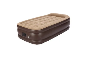 Single Inflatable Mattress With Built-in Pillow