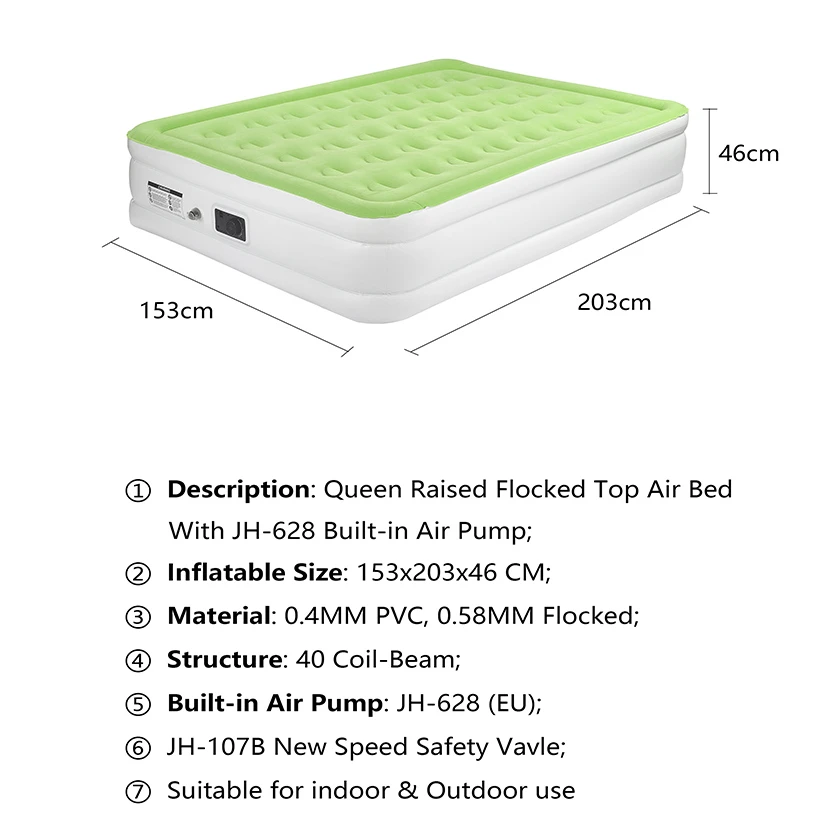 QUEEN AIR MATTRESS (40 COIL BEAM)