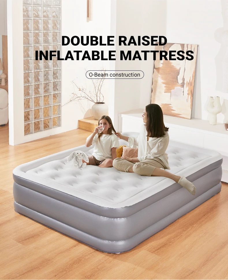 DOUBLE RAISED AIR MATTRESS