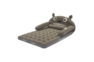 Queen Inflatable Bed With Cartoon Backrest